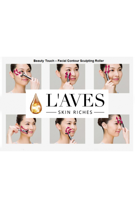 L’AVES Skin Riches Beauty Touch - Face Contour Sculpting Roller